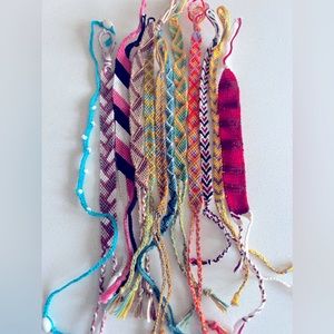 Handmade friendship bracelets